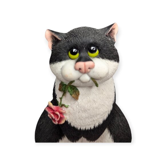 Enesco 2005 Comic & Curious Cats A6041 "With Love" Border Fine Arts Studio - Picture 2 of 11